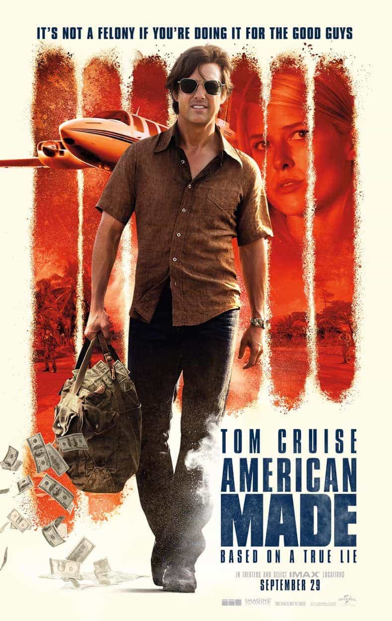 First trailer for the new Tom Cruise film American Made, out August 25th 2017