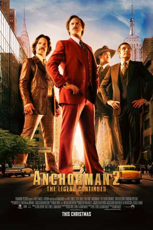 UK home entertainment chart report 4th May:  Anchorman 2 takes over at the top