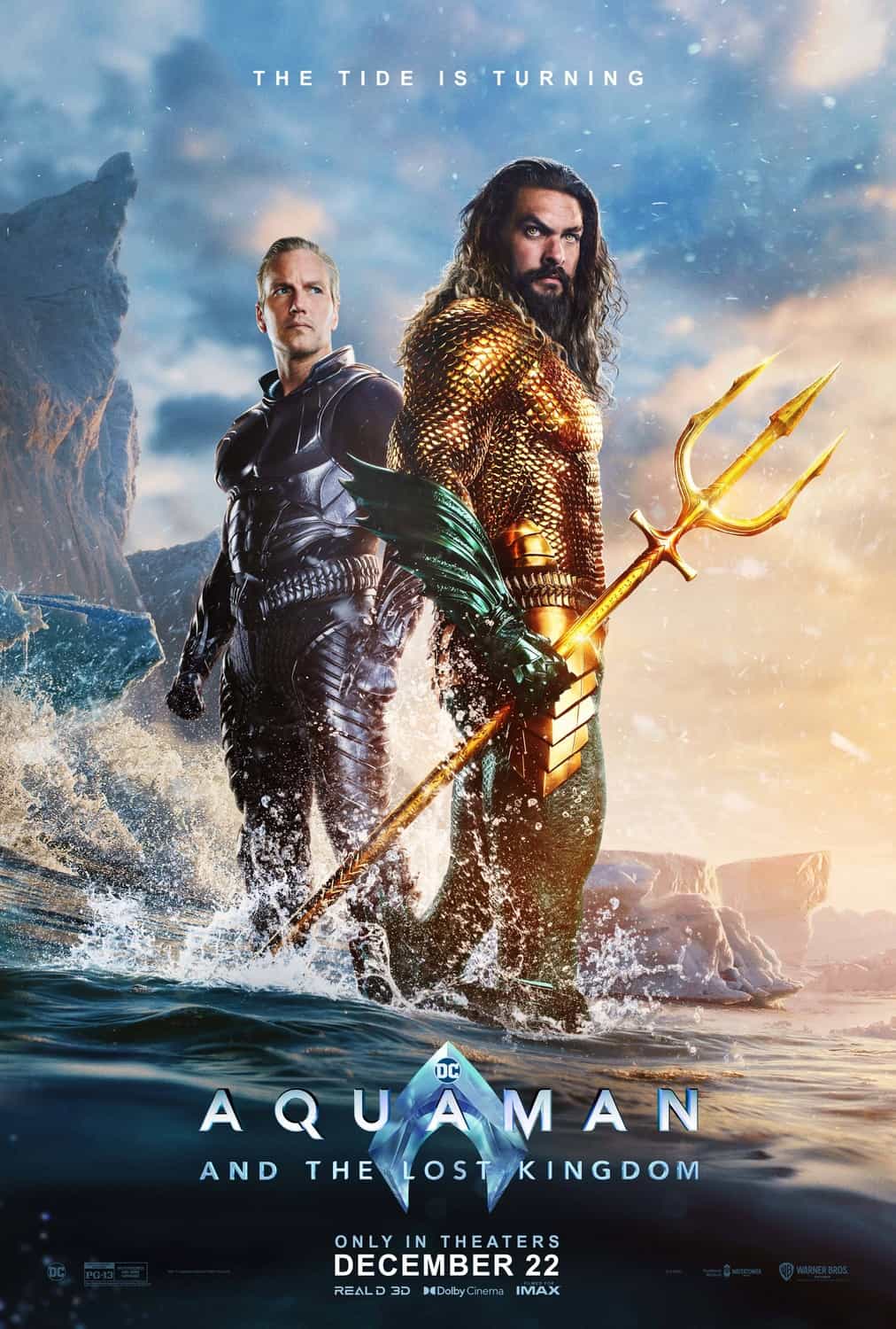 Aquaman And The Lost Kingdom is given a 12A age rating in the UK for moderate violence, threat, injury detail, implied strong language