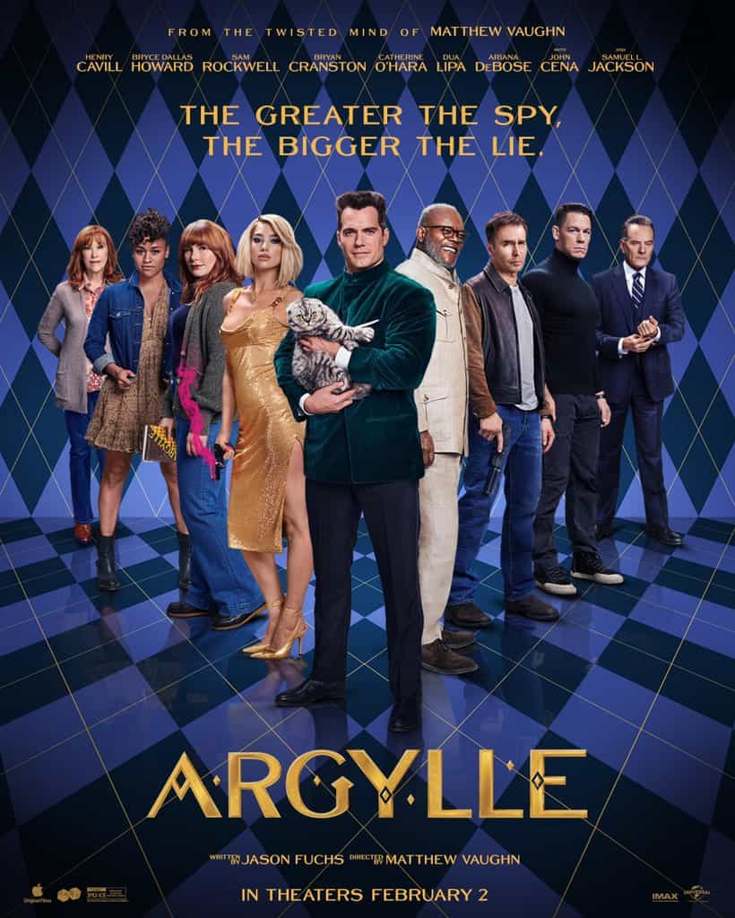 US Box Office Weekend Report 2nd - 4th February 2024:  Argylle easily tops the US box office on its debut weekend with over $17 Million