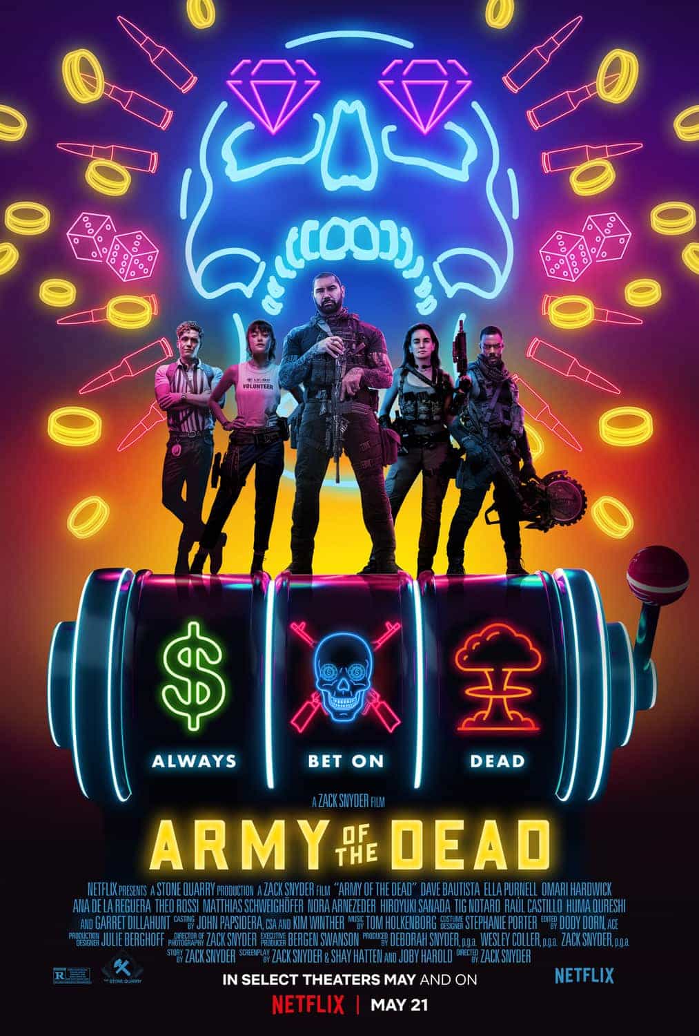 New trailer for Army Of The Dead - directed by Zack Snyder and released on Netflix May 21st