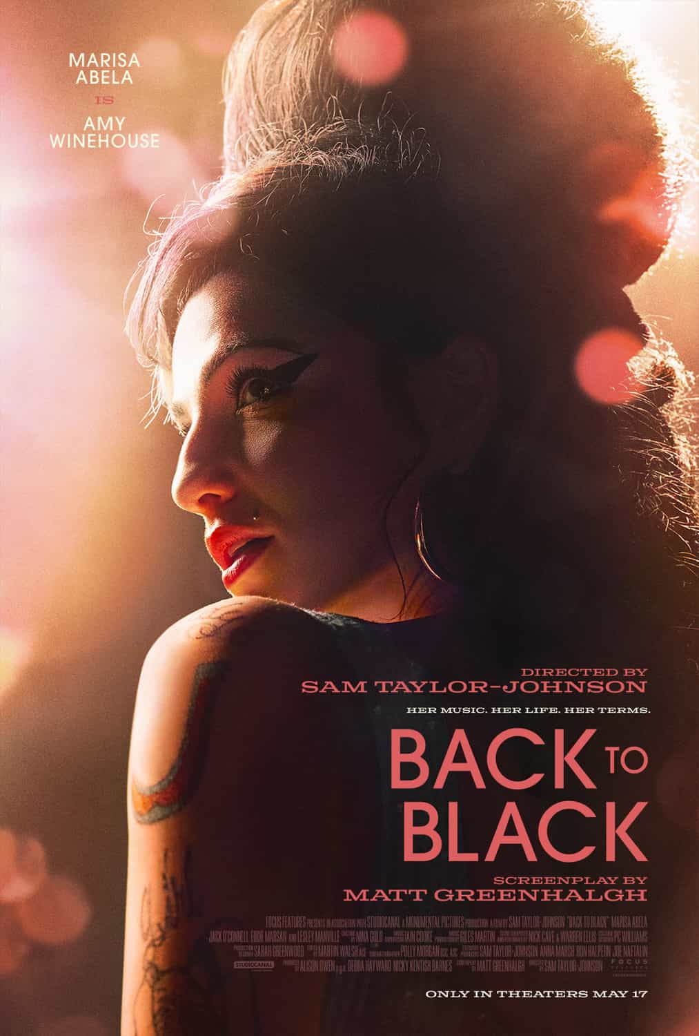 Check out the new trailer and poster for upcoming movie Back to Black which stars Marisa Abela and Jack O