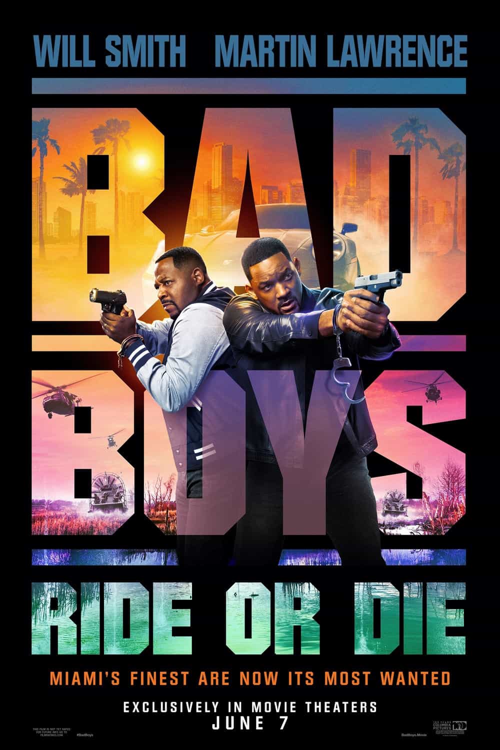 New poster has been released for Bad Boys: Ride Or Die which stars Will Smith and Martin Lawrence - movie UK release date 7th June 2025 #badboysrideordie