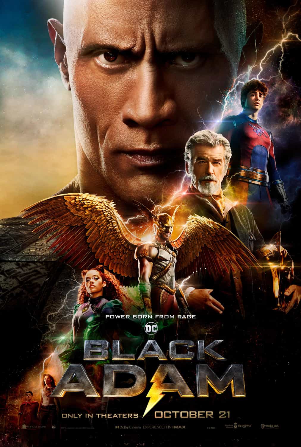 Black Adam is given a 12A age rating in the UK for moderate violence, threat, horror, injury detail