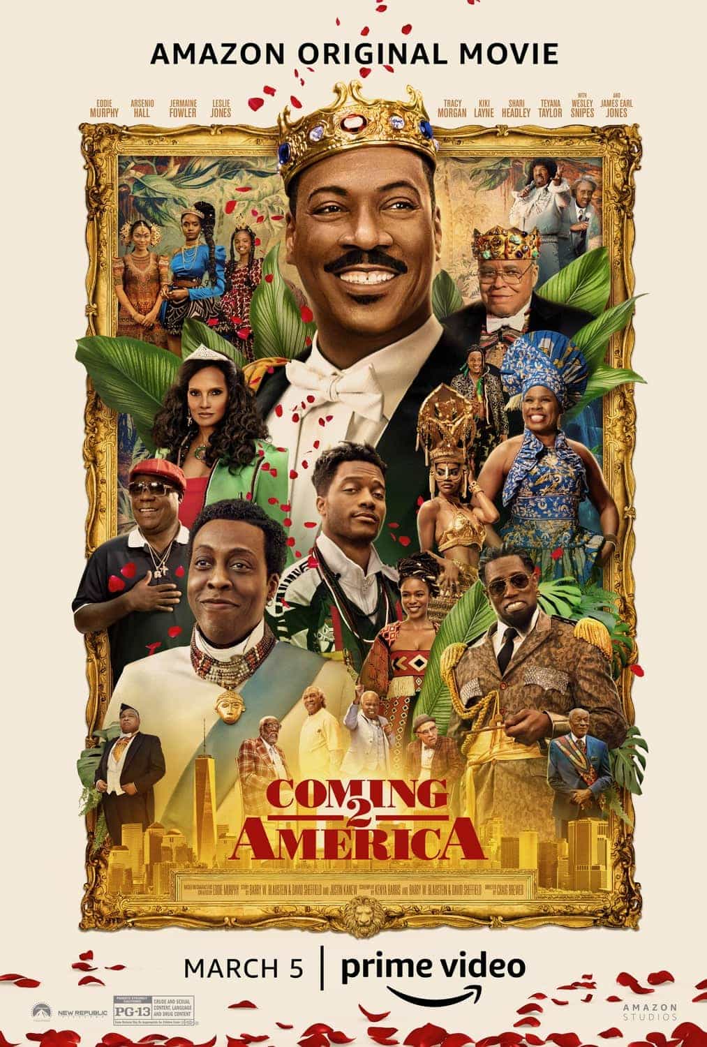 Coming 2 America is given a 12 age rating in the UK for moderate sex references, violence, drug misuse, language, discrimination