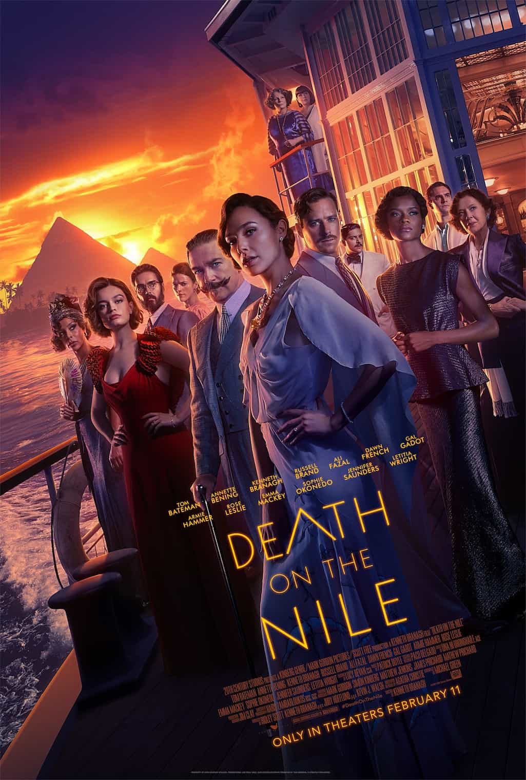 US Box Office Weekend Report 11th - 13th February 2022: Death on the Nile wins the box office over the traditionally quiet Super Bowl weekend