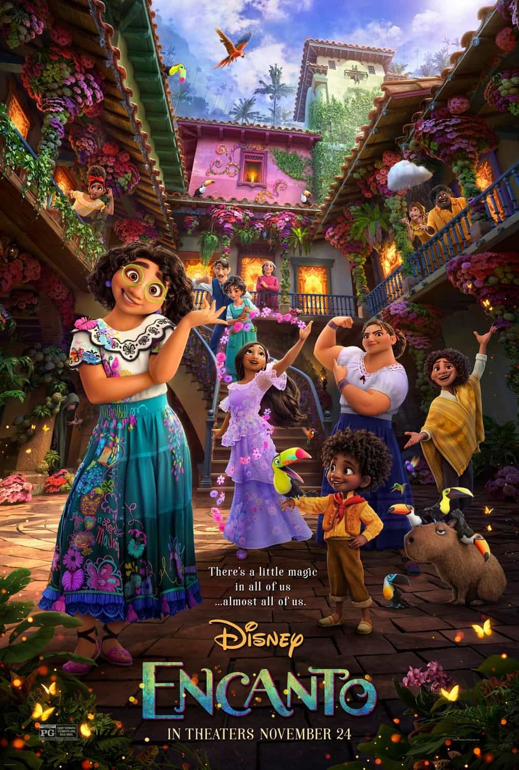 US Box Office Figures 26th - 28th November 2021:  Disney animated movie Encanto tops the US box office on its debut weekend with House of Gucci new at 3