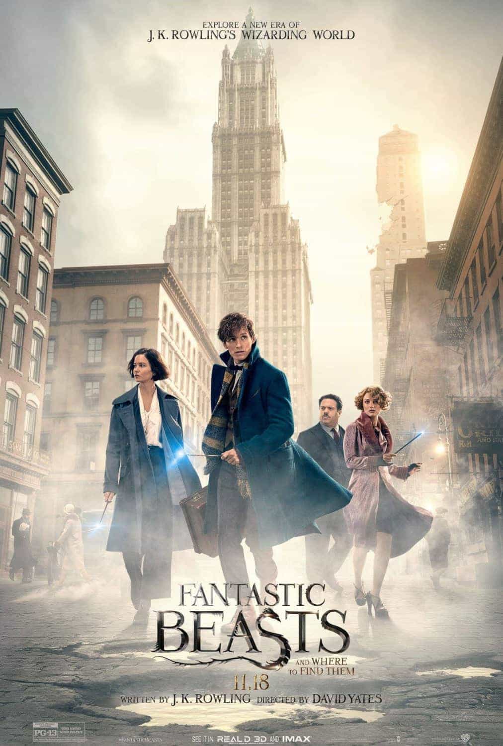 A new interview video with J.K. Rowling introduces Newt Scamander from Fantastic Beasts and Where to Find Them film release date 18th November