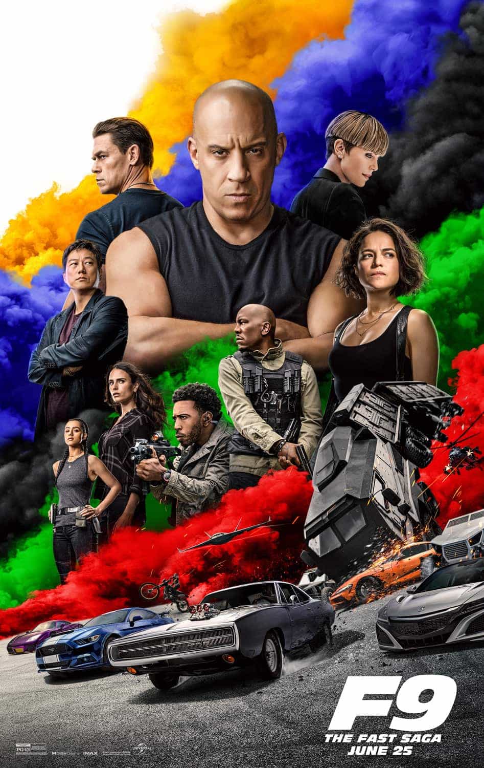 US Box Office Weekend Report 25th - 27th June 2021:  Fast 9 hits the top of the US box office on its debut weeke of release with highest debut in nearly 18 months