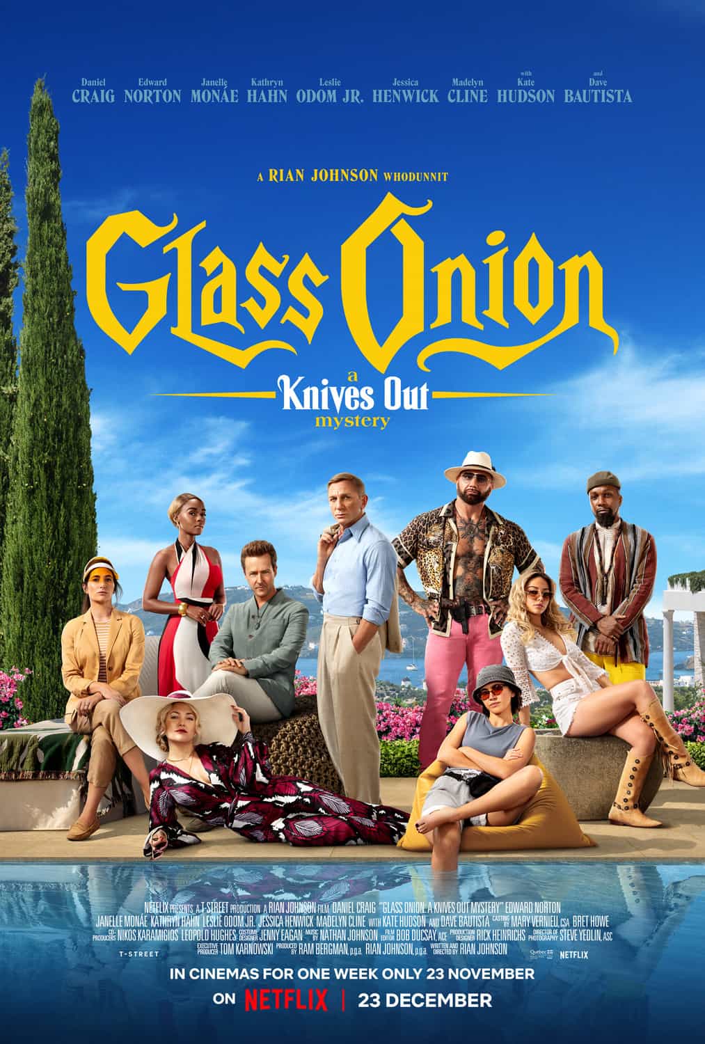 Glass Onion: A Knives Out Mystery is given a 12A age rating in the UK for infrequent strong language, moderate sex references, violence, drug misuse