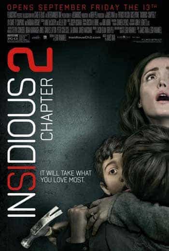 UK DVD/Blu-ray sales chart:  Insidious: Chapter 2 at number 1 
