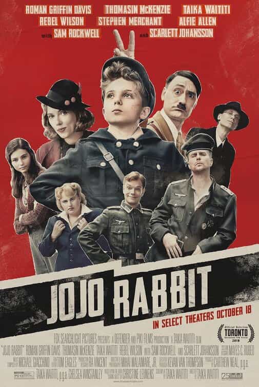 Jojo Rabbit has been given a 12A age rating in the UK for discrimination, violence, bloody images, sex references, strong language