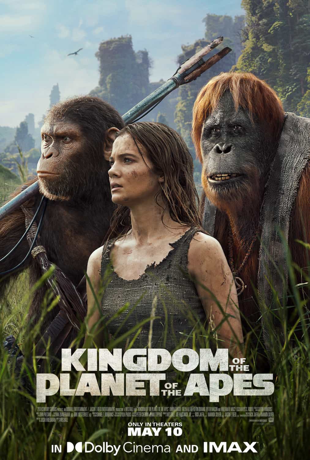 Check out the new trailer and poster for upcoming movie Kingdom of the Planet of the Apes which stars Freya Allan and Kevin Durand - movie UK release date 24th May 2024 #kingdomoftheplanetoftheapes