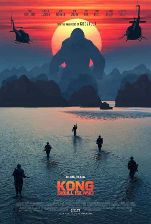 UK Box Office Chart Weekend 10th March 2017:  Kong Skull Island is a monster hit on its debut
