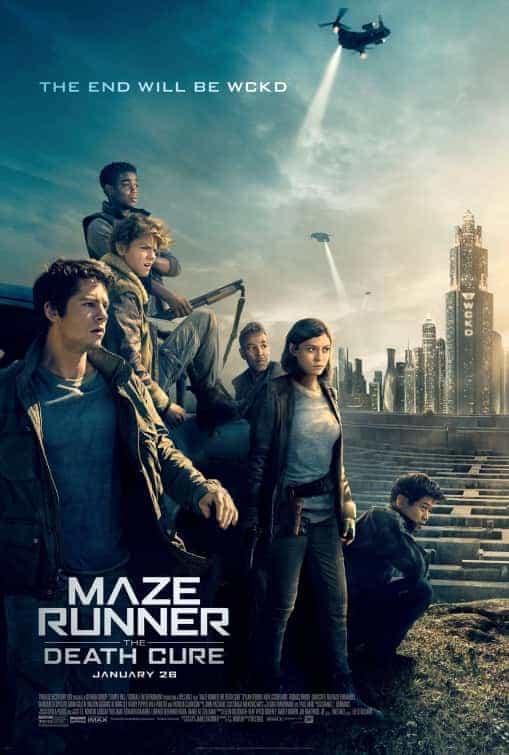 Maze Runner: The Death Cure gets a 12A rating for moderate violence, threat, language