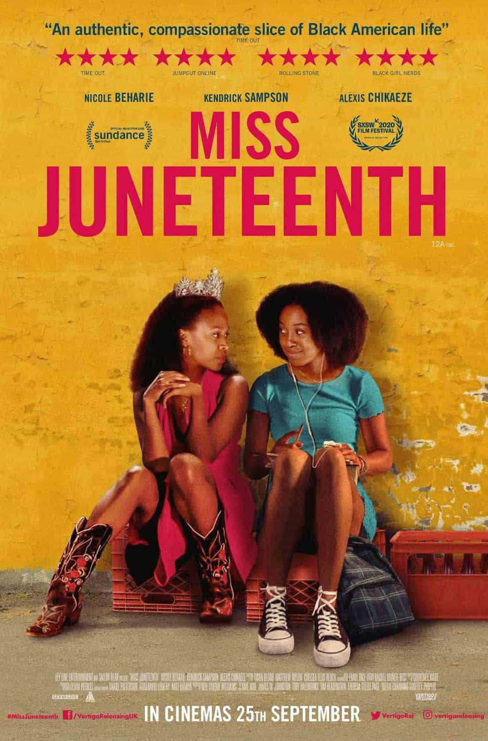 Miss Juneteenth is given a 15 age rating in the UK for strong language