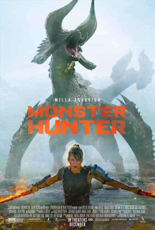 New poster release for Monster Hunter starring Milla Jovovich - movie release date 23rd April 2021