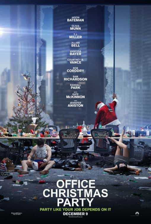 UK Box Office Charts Weekend 9th December 2016:  Beasts has one more week at the top with Office Christmas Party top new film at 4