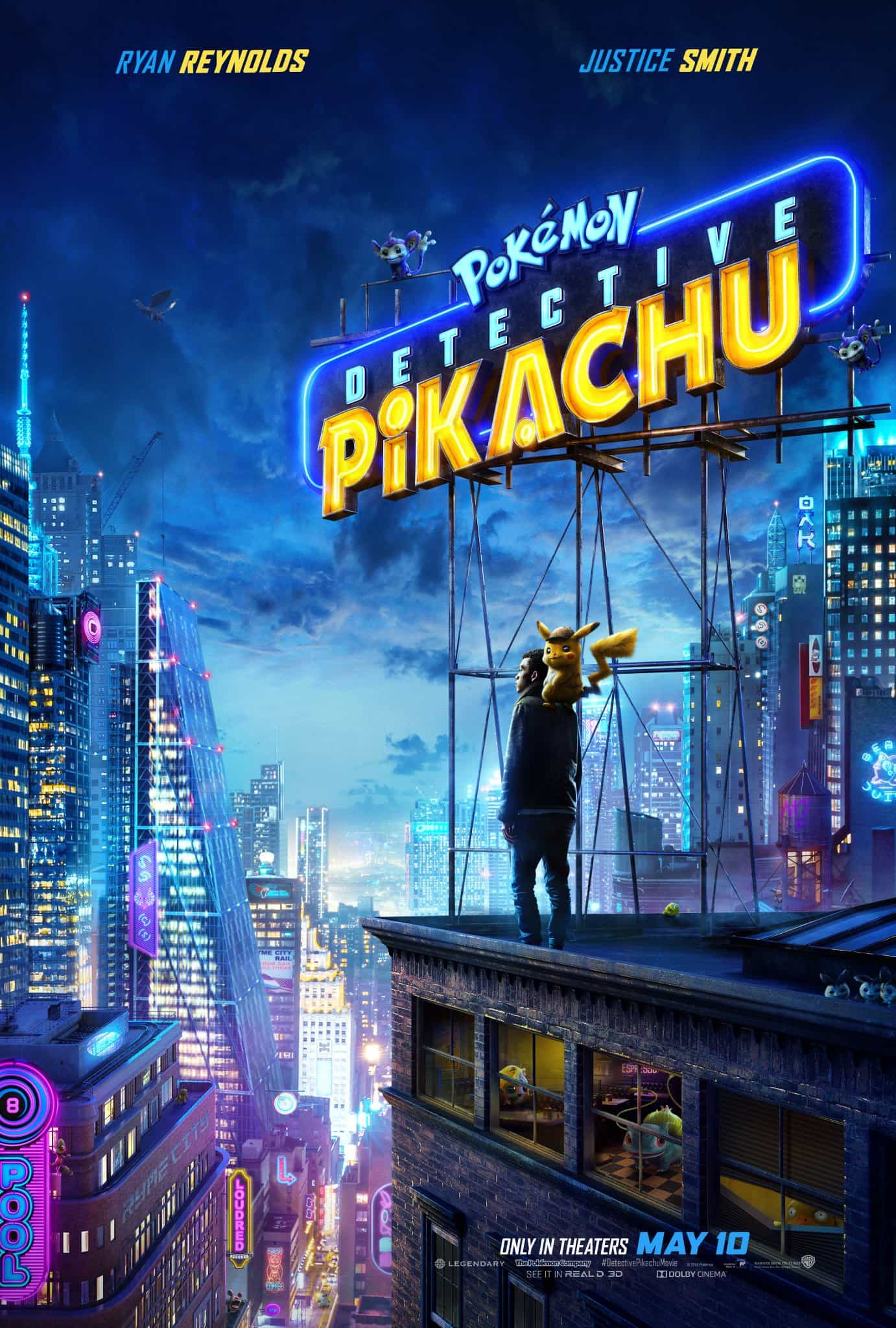 New film releases at the UK box office Friday, 10th May 2019 - Pokemon: Detective Pikachu, High Life, Destination Wedding, Amazing Grace and The Hustle