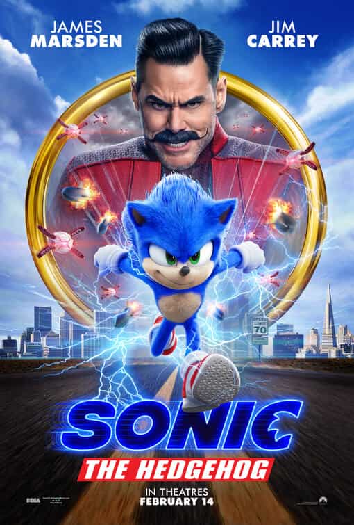 US Box Office Weekend Report 21 - 23 February 2020:  Sonic stays at number 1 and keep The Call Of The Wild to enter at number 2