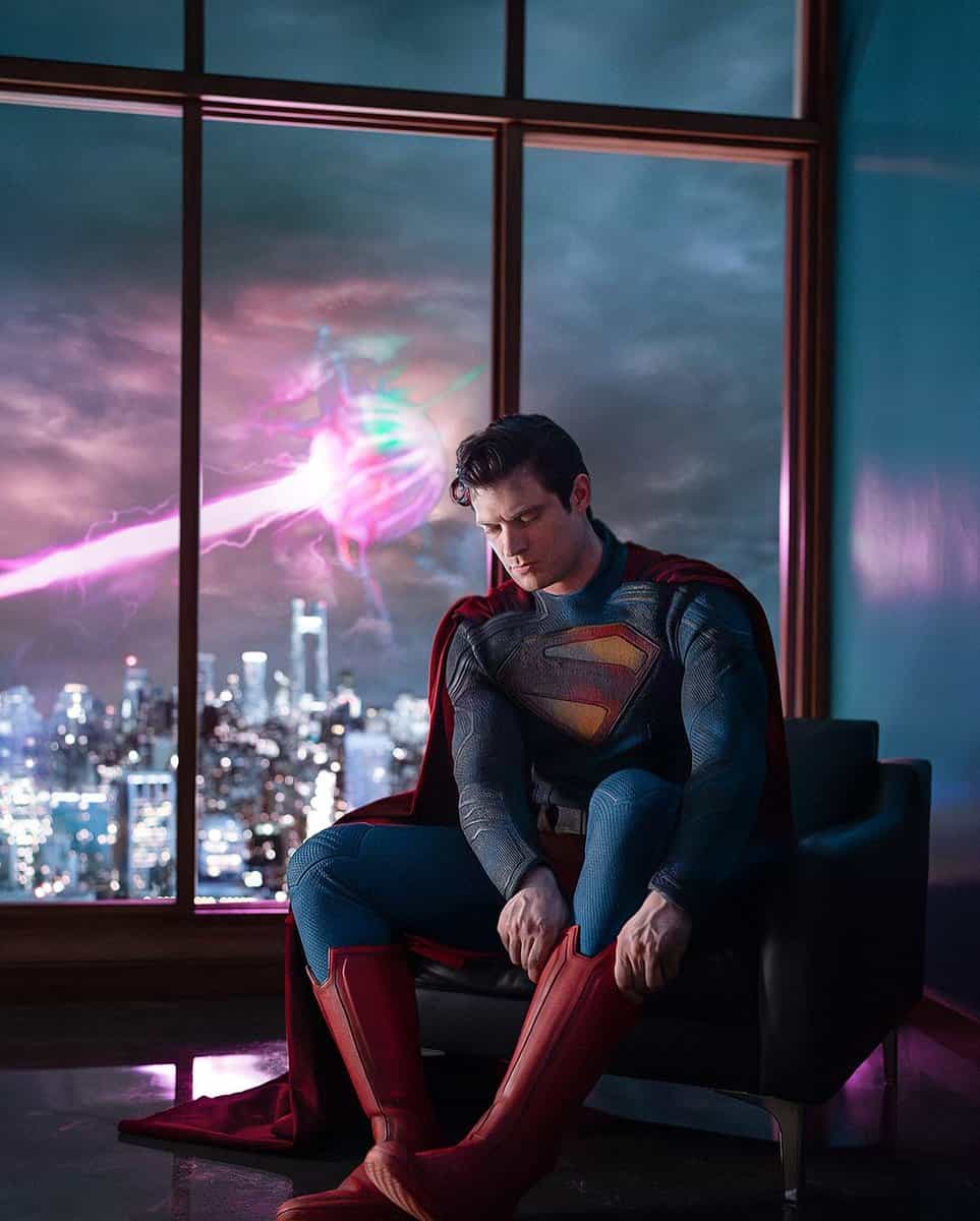 First image for Superman (2025) which stars David Corenswet and Rachel Brosnahan - movie UK release date 11th July 2025 #superman