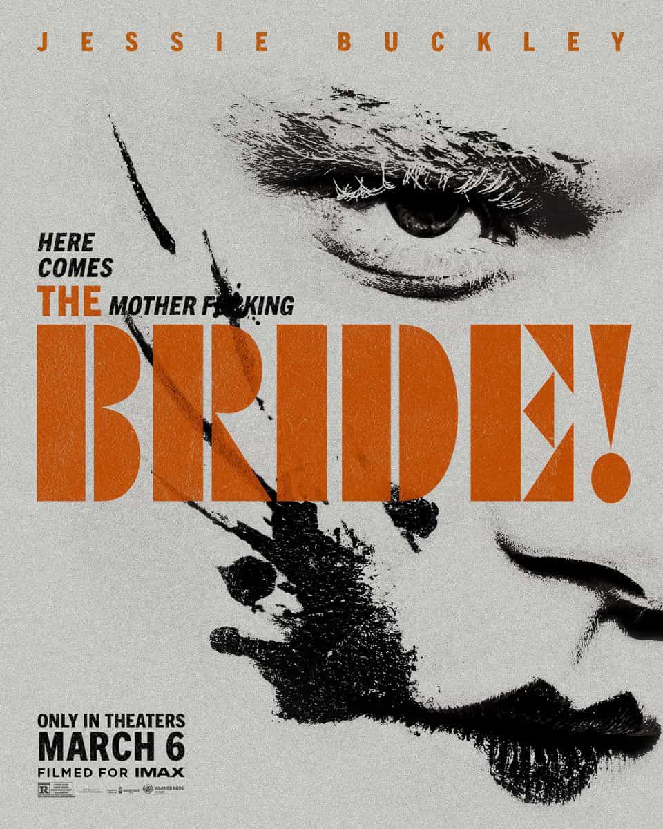 Check out the new trailer and poster for upcoming movie The Bride which stars Christian Bale and Annette Bening - movie UK release date 6th March 2026
