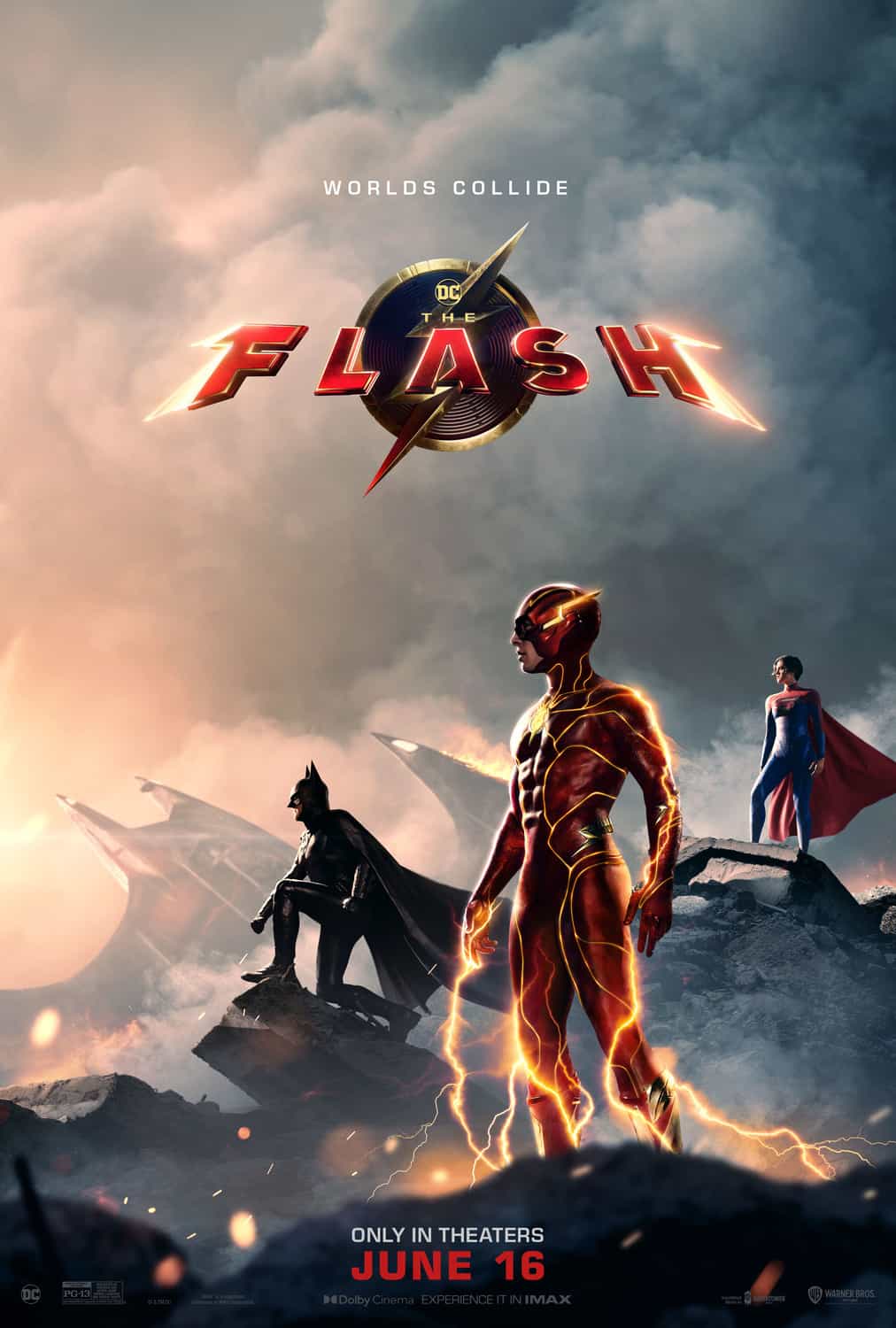Check out the new trailer and poster for upcoming movie The Flash which stars Ezra Miller and Ben Affleck - movie UK release date 16th June 2023 #theflash