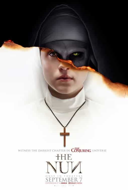 US Box Office Weekend 7th - 9th September 2018:  The Nun scares audiences in the run up to Halloween
