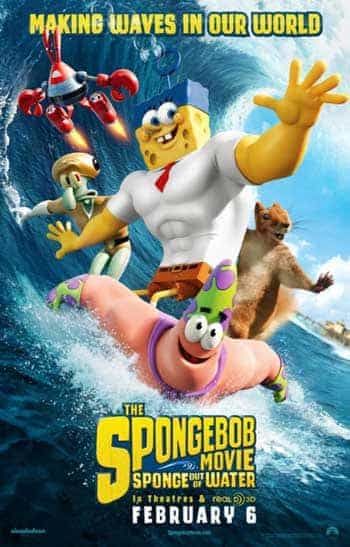 US box office report 6th February 2015:  Spongebob blows the competition out of the water