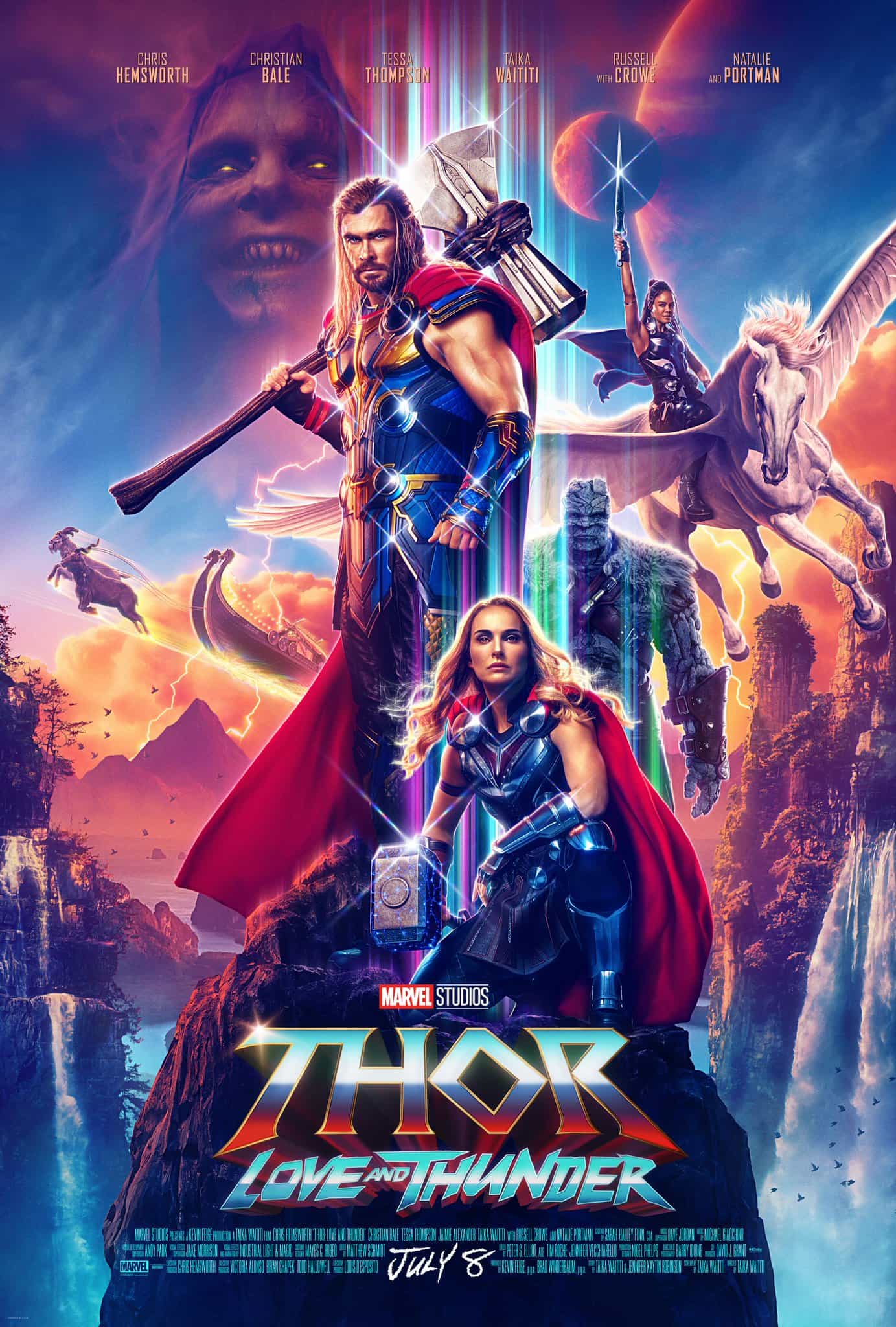 US Box Office Weekend Report 15th - 17th July 2022: Thor 4 remains at the top for a second weekend with Where The Crawdads Sing debuting at number 3