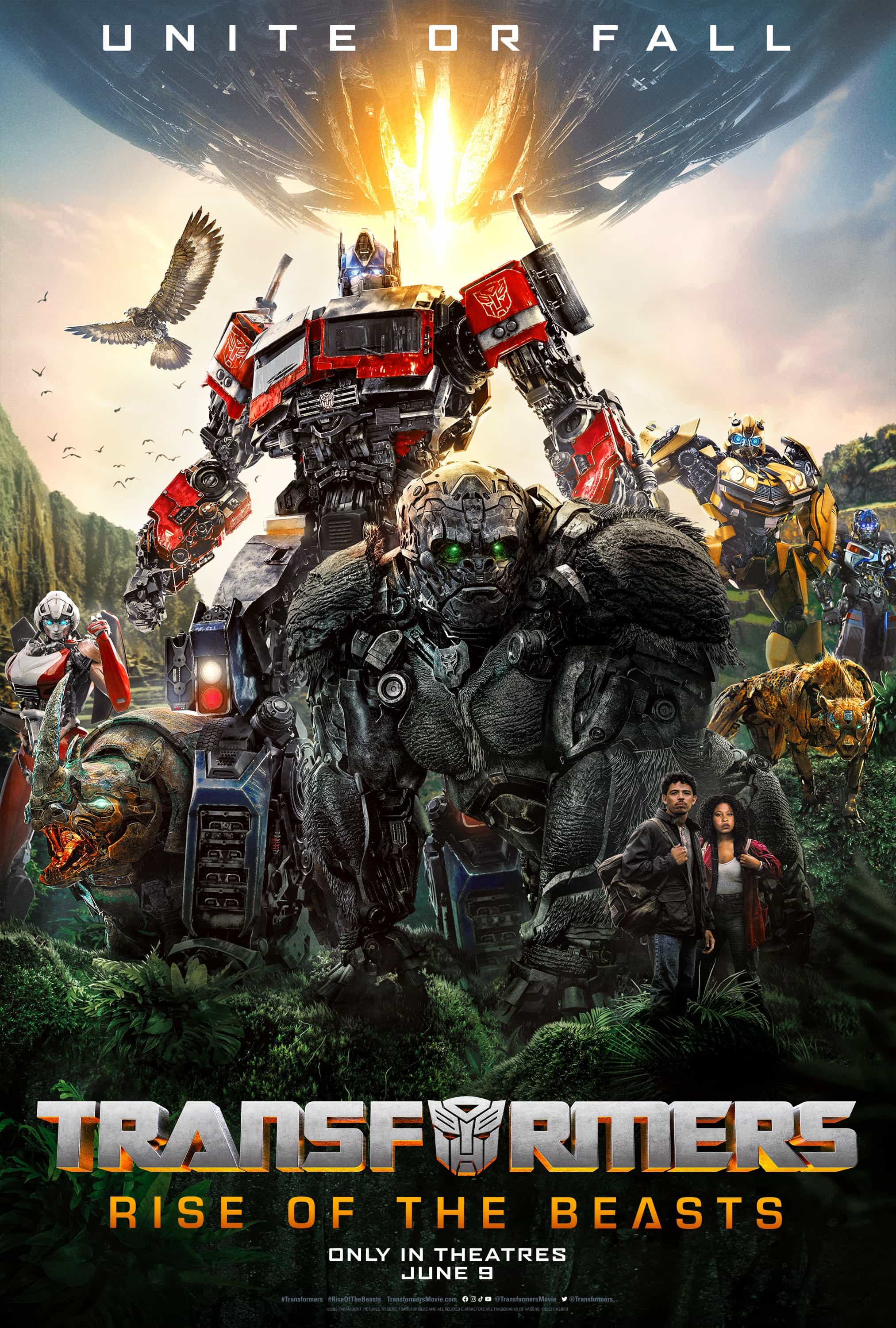 Transformers: Rise Of The Beasts is given a 12A age rating for moderate action violence, threat, language