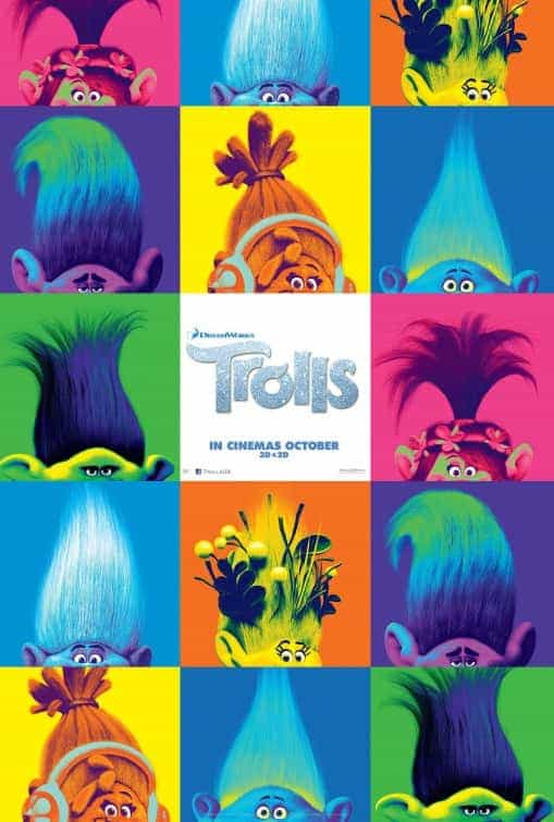 UK Box Office Weekend 23 October 2016:  Trolls are trolling the top on their debut in the UK