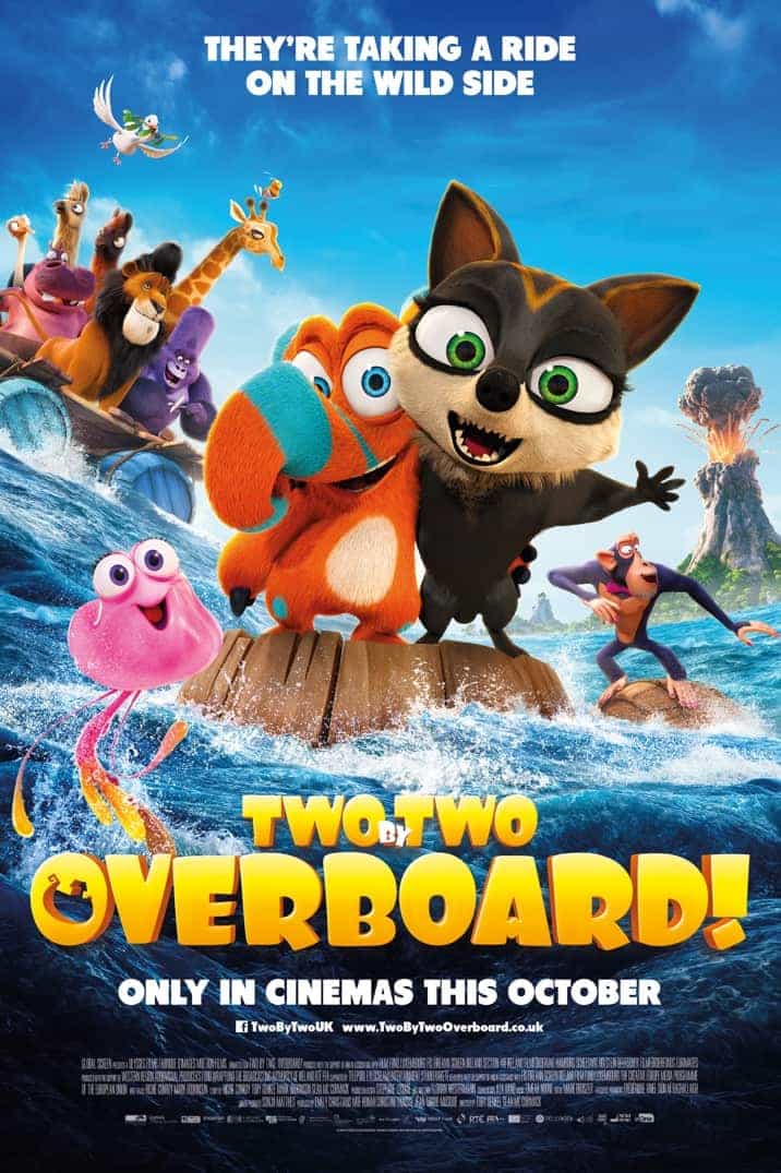 UK Box Office Weekend Report 23rd - 25th October 2020:  New releases make a big impact on the box office headed by Two By Two: Overboard! at number 1