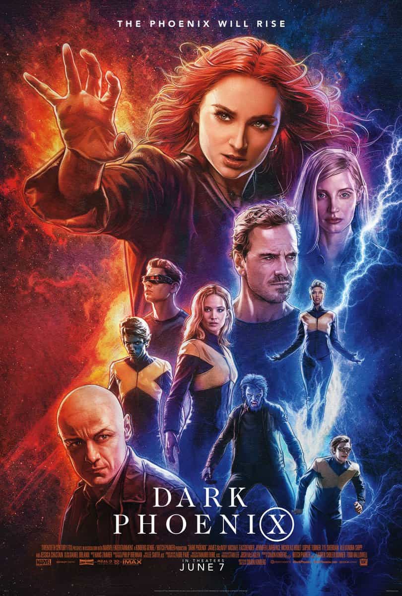 New film releases at the UK box office Friday, 7th June 2019 -  X-Men: Dark Phoenix, Late Night, Last Summer and Gloria Bell